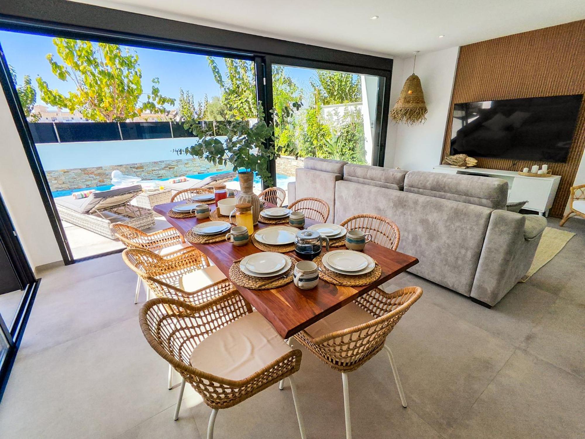 Villa Murcia - Private Heated Pool & Jacuzzi 산티아고 드 라 리베라 외부 사진